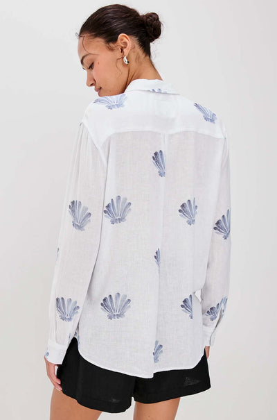 Rails - Charli Shirt in Blue Seashells
