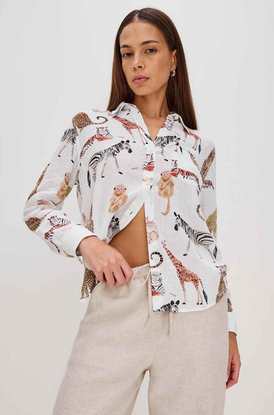 Rails - Charli Shirt in Jungle Animals