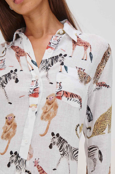 Rails - Charli Shirt in Jungle Animals