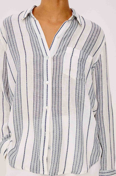 Rails - Charli LS Button Down in Salino Stripe