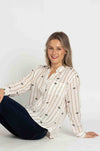 Rails - Charli Shirt in Stripe Palms