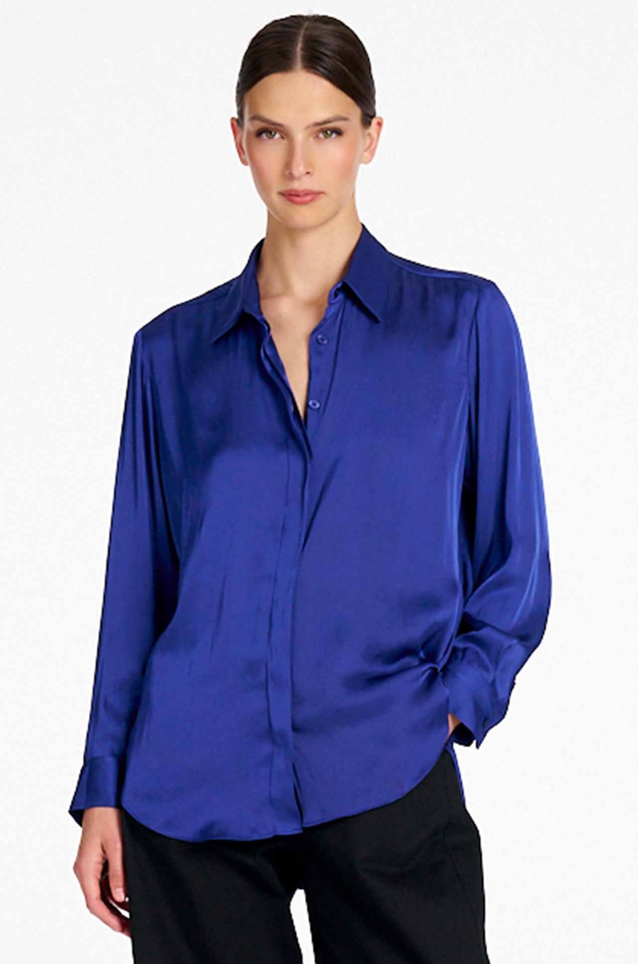 Signature Mela Purdie - Charmeuse Shirt in Charmeuse
