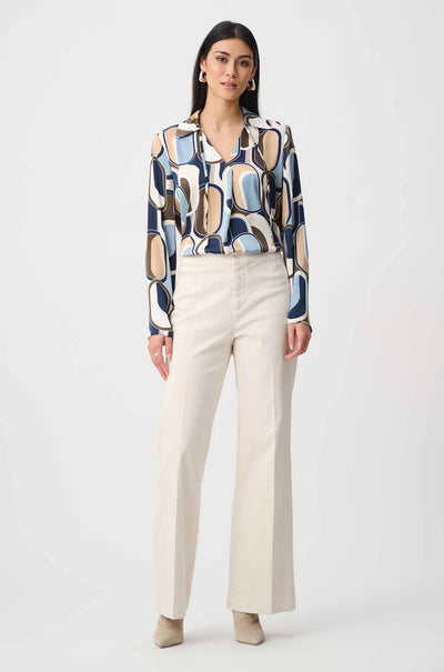 Joseph Ribkoff - Chloe Stretch Denim High-Rise Wide Leg Jeans