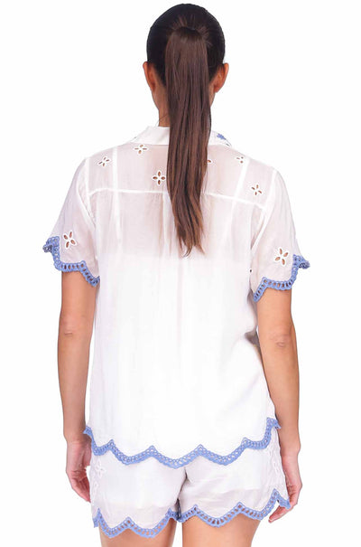 Johnny Was - Chryssie Camp Shirt in Santi