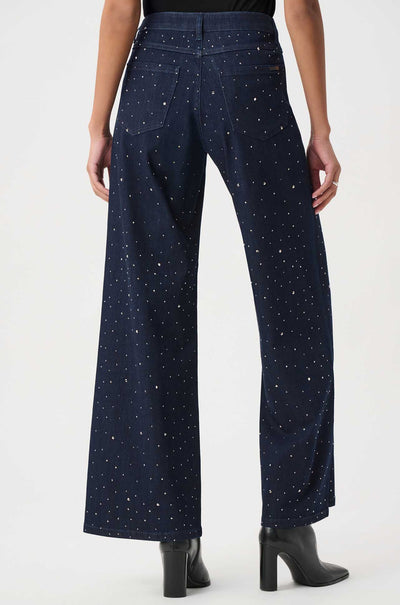 Joseph Ribkoff - Classic Rhinestone Wide-Leg Jeans