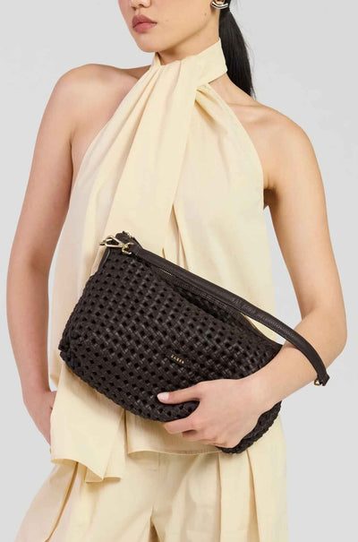Saben - Claudia Shoulder Bag in Cacao Braid