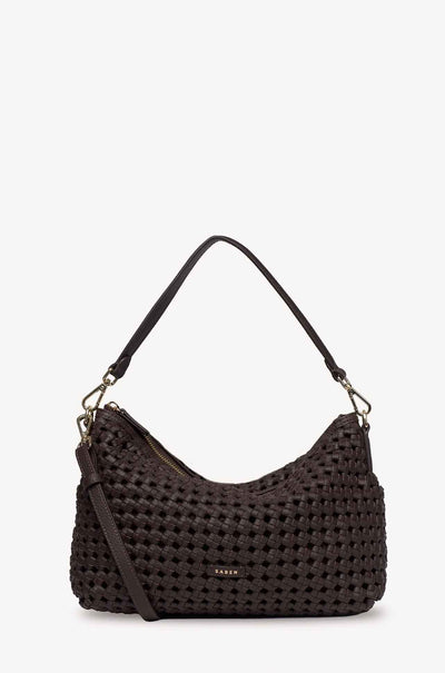 Saben - Claudia Shoulder Bag in Cacao Braid