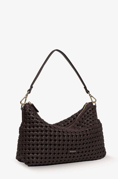 Saben - Claudia Shoulder Bag in Cacao Braid