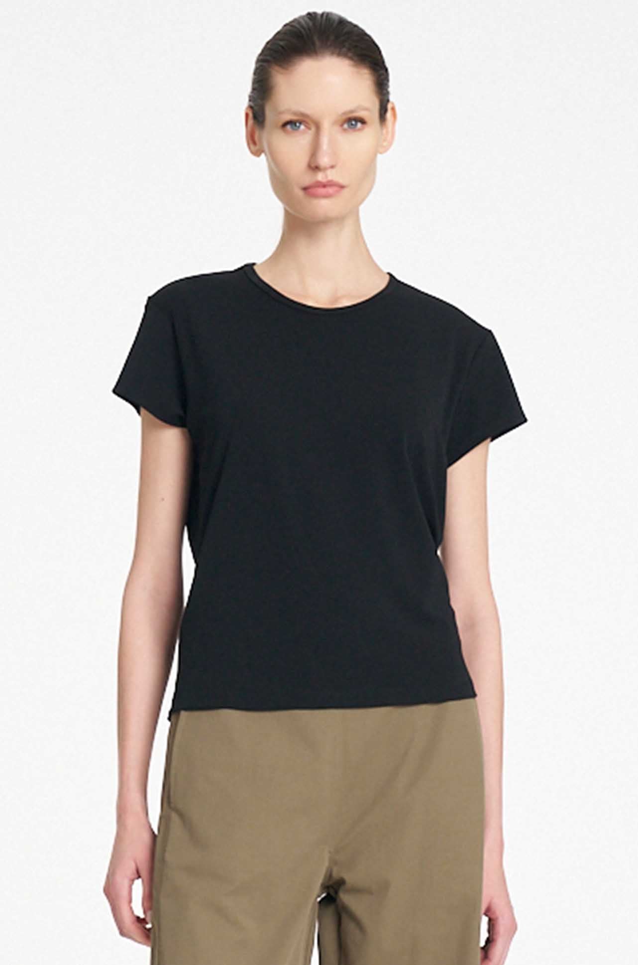 Mela Purdie - Crew Café T in Powder Knit