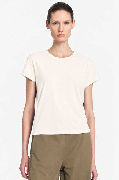 Mela Purdie - Crew Café T in Powder Knit
