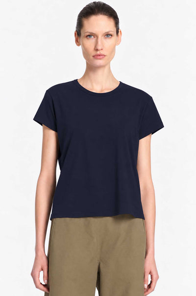 Mela Purdie - Crew Café T in Powder Knit