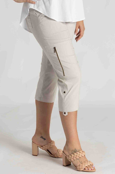 Mela Purdie - Cropped Zip Cargo in Doe