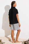 Mela Purdie - Cruise Short in Calico Stripe Popilene
