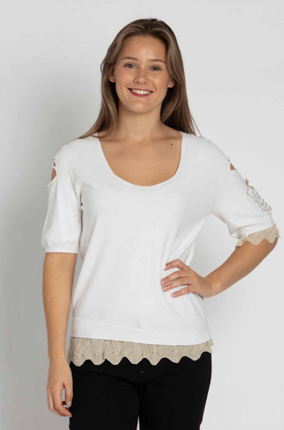 Elisa Cavaletti - Cut Out Knit Top