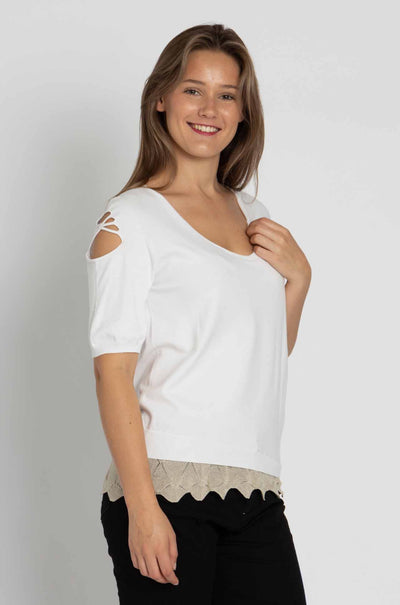 Elisa Cavaletti - Cut Out Knit Top