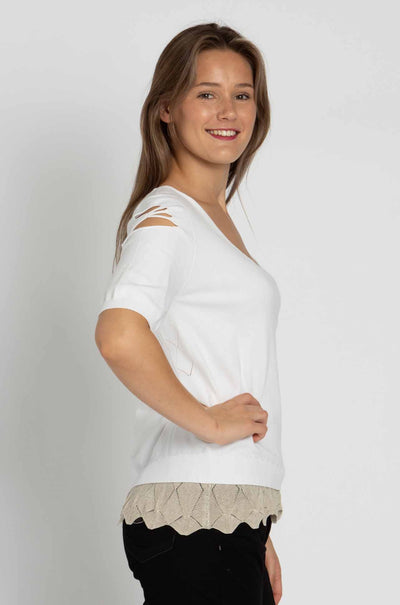 Elisa Cavaletti - Cut Out Knit Top