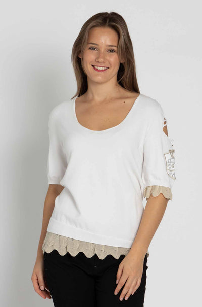 Elisa Cavaletti - Cut Out Knit Top