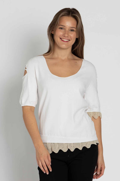 Elisa Cavaletti - Cut Out Knit Top