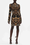 Camilla - Duomo Dynasty Short Cut Out Shoulder Jersey Dress