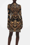 Camilla - Duomo Dynasty Short Cut Out Shoulder Jersey Dress