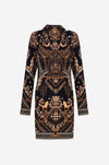 Camilla - Duomo Dynasty Short Cut Out Shoulder Jersey Dress
