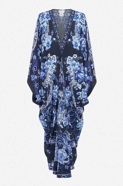 Camilla - Delft Dynasty T Shape Long Kaftan
