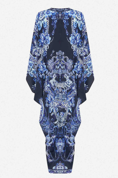 Camilla - Delft Dynasty T Shape Long Kaftan