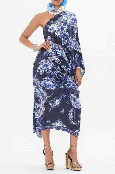 Camilla - Delft Dynasty T Shape Long Kaftan