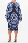 Camilla - Delft Dynasty T Shape Long Kaftan