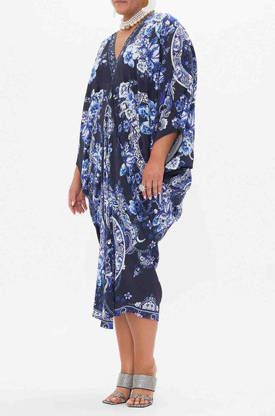 Camilla - Delft Dynasty T Shape Long Kaftan
