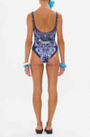 Camilla - Delft Dynasty Underwire Square Neck One Piece