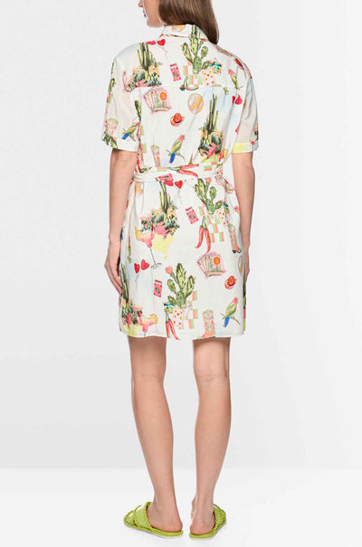 Marc Cain - Desert Fiesta S/S Blouse Dress w/ Belt
