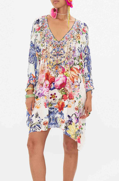 Camilla - Dutch Is Life Short Kaftan with Cuff