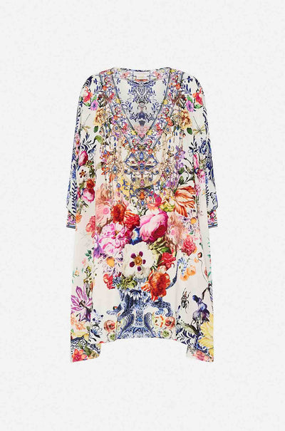 Camilla - Dutch Is Life Short Kaftan with Cuff