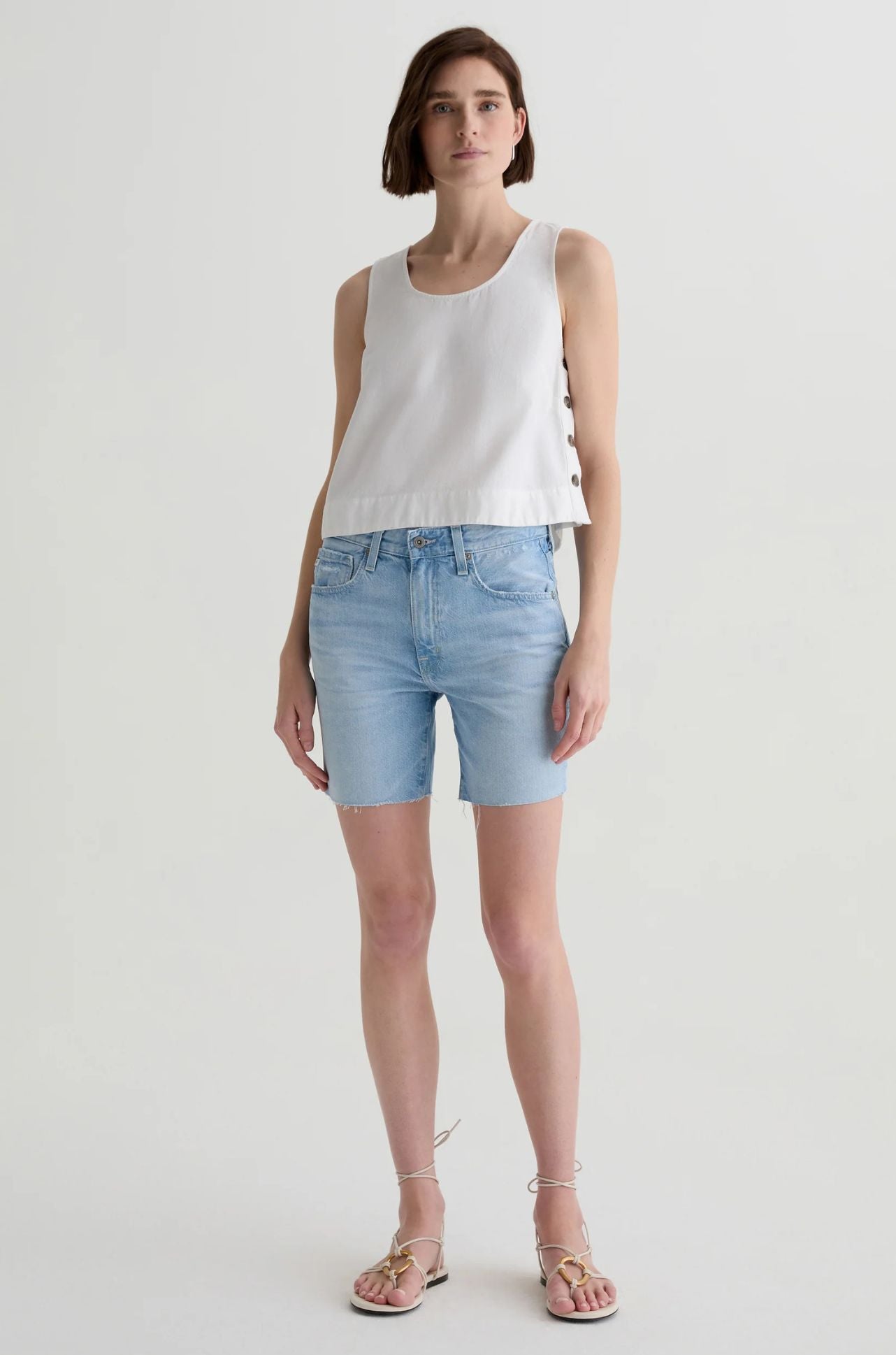 AG Jeans - Ex-Boyfriend Short in Allusion Destructed