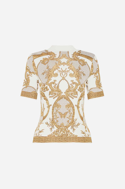 Camilla - Dressing Room Drama Cap Sleeve Mock Neck Knit Top