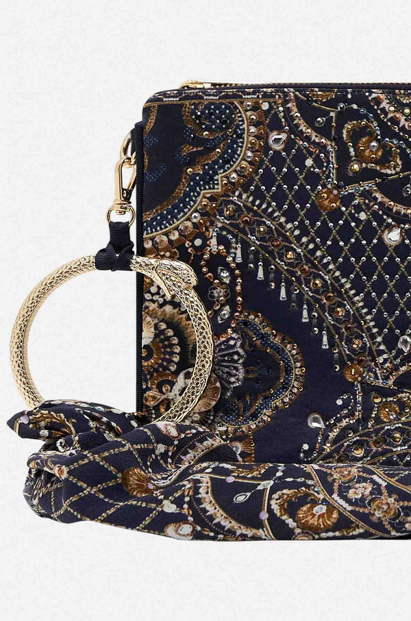 RING SCARF CLUTCH AZUL ADVENTURES