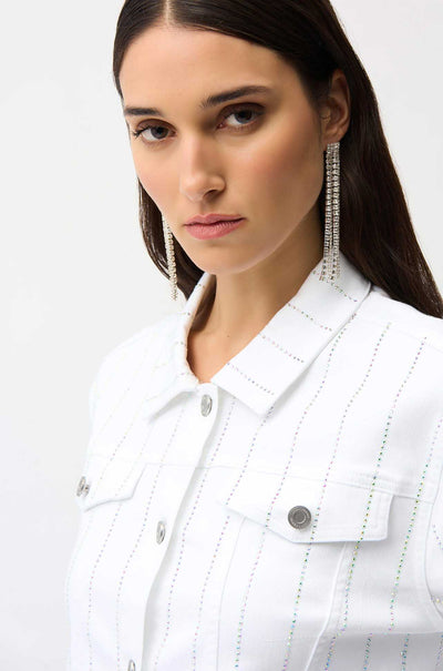 Joseph Ribkoff - Denim Jacket With Rhinestones