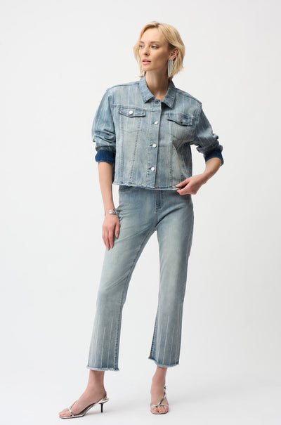 Joseph Ribkoff - Denim Jacket with Rhinestones