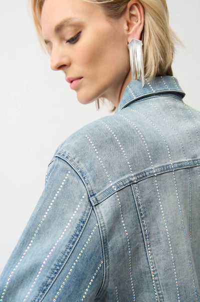 Joseph Ribkoff - Denim Jacket with Rhinestones