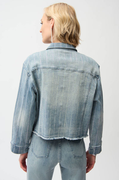 Joseph Ribkoff - Denim Jacket with Rhinestones