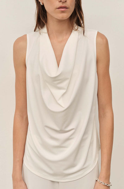 Mela Purdie - Drape Shell in Powder Knit