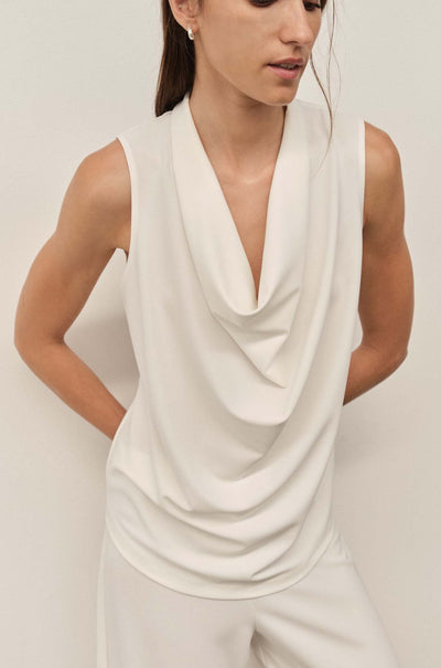 Mela Purdie - Drape Shell in Powder Knit