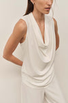 Mela Purdie - Drape Shell in Powder Knit