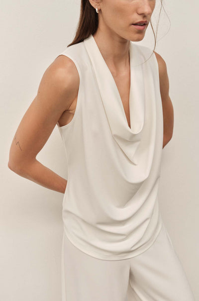 Mela Purdie - Drape Shell in Powder Knit