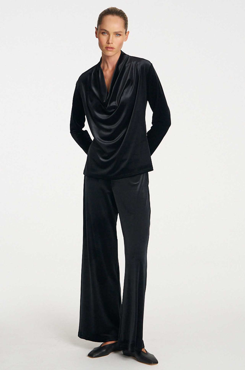 Mela Purdie - Palazzo Pant in Stretch Panne