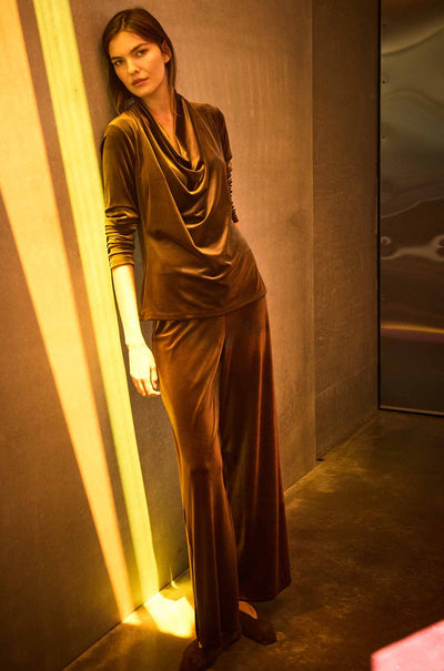 Mela Purdie - Palazzo Pant in Stretch Panne