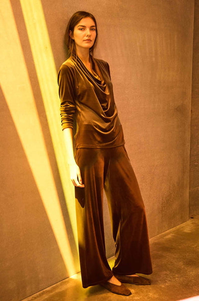 Mela Purdie - Palazzo Pant in Stretch Panne