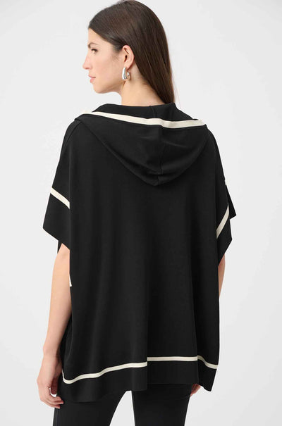 Joseph Ribkoff - Dry Viscose Hooded Boxy Jacket