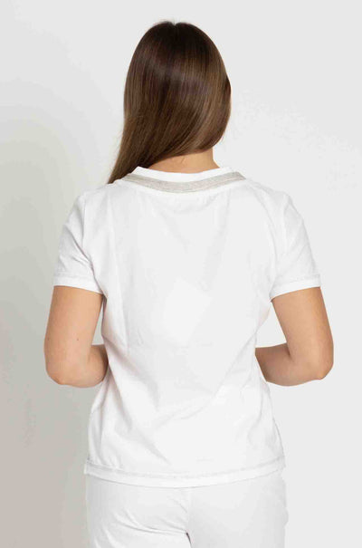 Elisa Cavaletti - EC Diamante Tee in Bianco